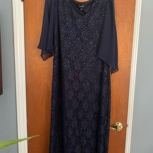 Blue formal gown